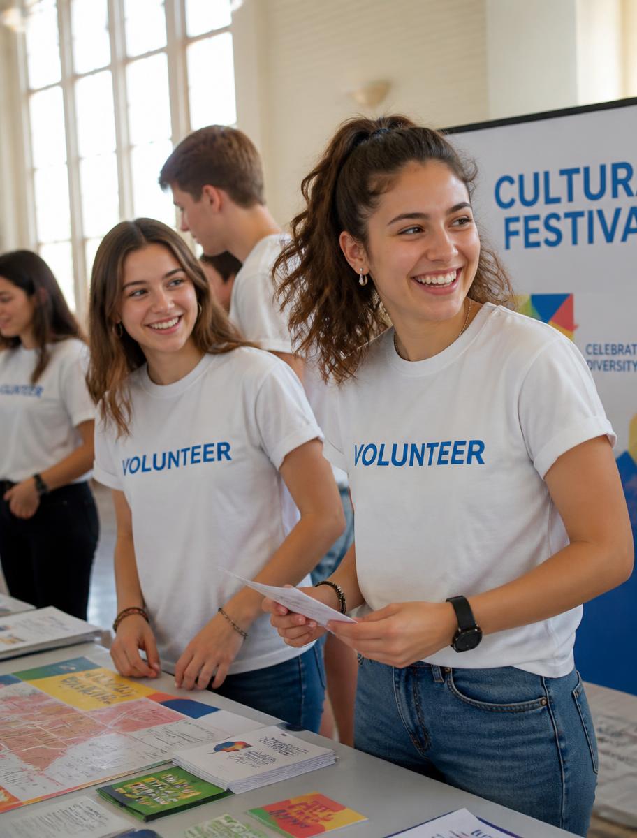 KOC volunteer team at a cultural festival